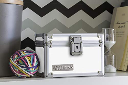 Vaultz Locking Index Card File, 3 x 5 Inches, White (VZ00174) - color: White, size: 3 X 5 Inch