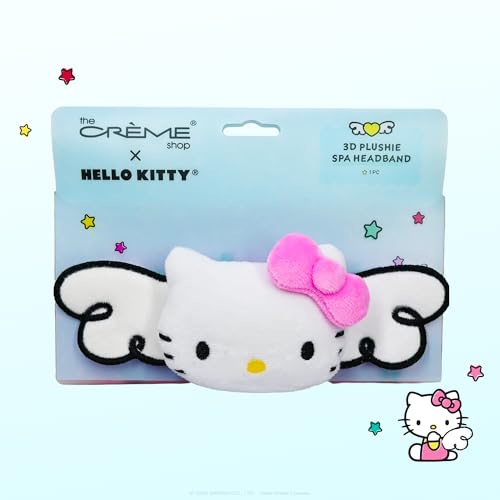The Crème Shop x Hello Kitty Wings Plush Spa Headband (Wings) - color: Hello Kitty Wings