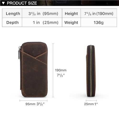 CONTACTS Personalized Pencil Case for 4 Full Grain Leather Zipper Pen Holder Custom Engraved Name Pens Pouch by Handmade - color: Personalized