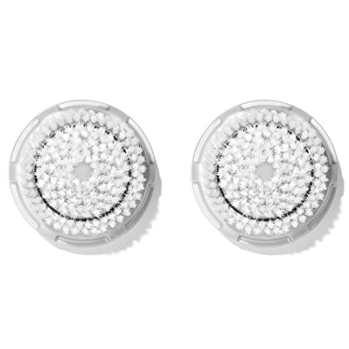 Clarsonic Luxe Cashmere Facial Cleansing Brush Head Replacement | Compatible with Mia 1, Mia 2, Mia Fit, Alpha Fit, Smart Profile Uplift | 2 Pack