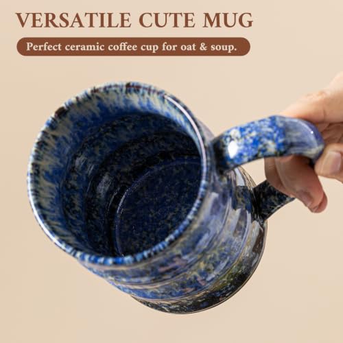Stormy Coast Ceramic Mug, 22oz Reactive Glaze Mug, Gift for Him, Office - color: 22oz - Stormy Coast · RESILIENCE