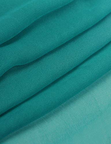 PANTONIGHT Long Chiffon Sheer Scarf Gradient Shaded Colors Lightweight Scarf For Womens - color: Col 705