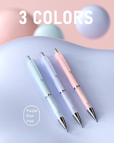 Nicpro 6PCS Pastel Mechanical Pencil, 0.5 & 0.7 mm Cute Pencils for Girls - style: 6 Pack (0.5mm+0.7mm)
