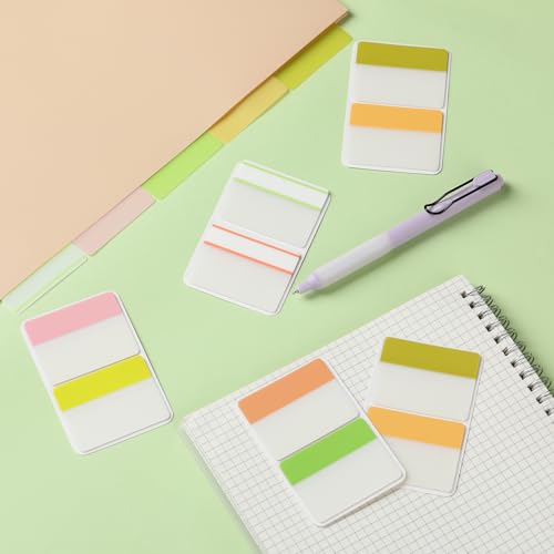 Mr. Pen- Sticky Index Tabs, 500 Pcs, 21 Sets, Colorful - color: Citrus