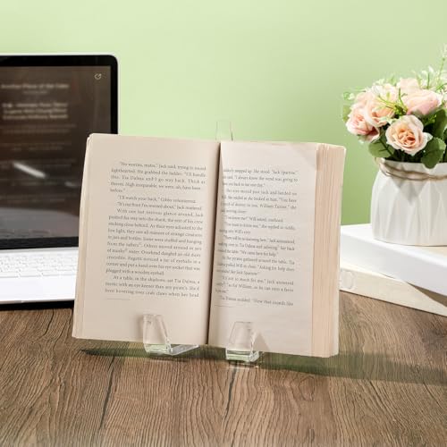 Honeydak Acrylic Plate Display Stand Clear Easel Stand for Picture