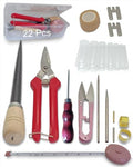 Upgrade 22Pcs Basket Weaving Tools Kit Supplies for Pine Needle Beginners