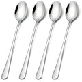 Iced Tea Spoons Set of 4, 7.7-Inch Long Handle Pointed Bar Cocktail Stirrer