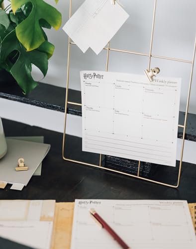 Grupo Erik Weekly Planner & Sticky Notes Set - Harry Potter Stationery | 5 Notepads In Different Sizes & Envelope | Cute Sticky Notes, Harry Potter Gifts, Harry Potter Merchandise - color: Harry Potter