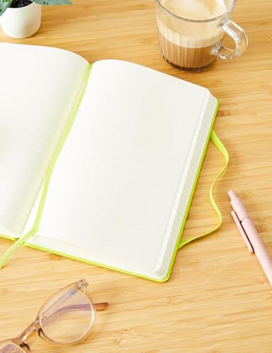Moleskine Classic Notebook, Hard Cover, Ruled/Lined, Large (5" x 8.25"), Lemon Green, 240 Pages