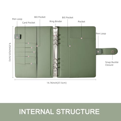 A5 Kpop Photocard Binder, 6 Ring Binder Collector’s Album with 240 Card Slots, PU Leather Cover for Organizing K-Pop, Trading Cards, Game Cards & Memorabilia (Olive Green) - color: Olive Green