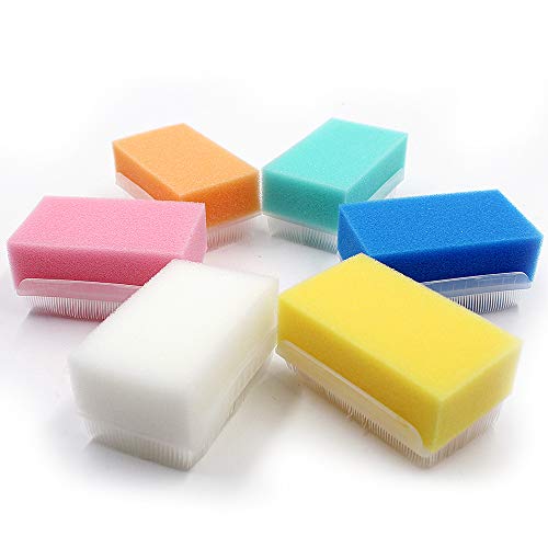 Reusable Sensory Brush, Surgical Brush, Nail Brush，Baby Bath Scrubber. (6 PCS) - size: 1 Count (Pack of 6)