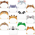 Yinder 24 Pads Safari Animal Sticky Notes Fun Kawaii Memo Self Stick - color: Multicolor, size: Lovely Animals