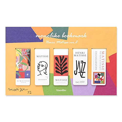 Monolike Magnetic Bookmarks Henri Matisse Ver.2, Set of 5 - color: Henri Matisse Ver.2