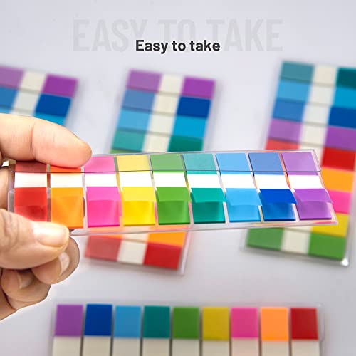 Golcellia 540 Pieces Transparent Sticky Notes Page Markers Book Tabs Sticky Note Tabs Sticky Page Tabs, Pop Up Index Tabs, Tabs for Annotating Books - color: Transparent