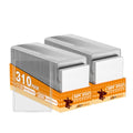 620 Top Loaders for Cards,Premium Plastic Baseball Card Sleeves - size: 220 Clear Hard Sleeves + 400 Soft Sleeves