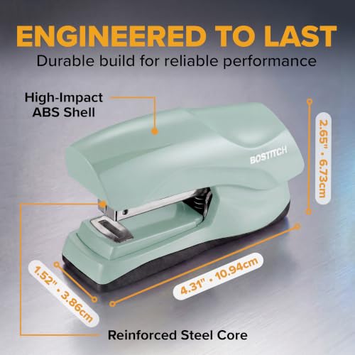 Bostitch Heavy Duty Stapler Value Pack, 40 Sheet Capacity, Sage - color: Green