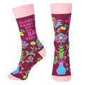 Funny Socks for Women and Teenage Girls, Cute Crazy Unique Novelty Gifts - color: B-bad-redpink-1