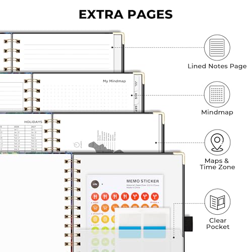AHGXG Academic Planner 2026-2027, July 2026 - June 2027, 5.7" x 8.3" - size: 5.7" x 8.3"