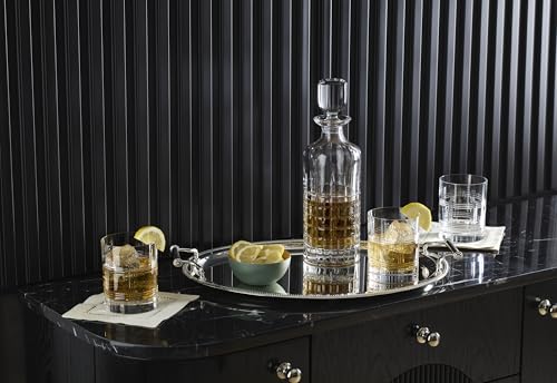 Reed & Barton Oval Silverplate Serving Tray with Handles, 17-inch - style: Oval