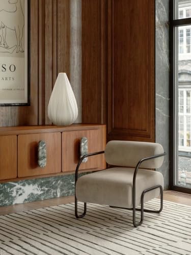 Modern Ceramic Table Lamp for Nightstand Bedroom Living Room