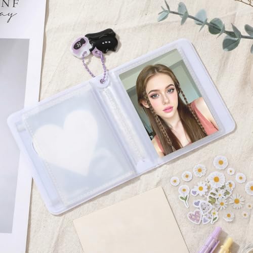 Photocard Binder Heart Hollow Album Card Binders 40 Card Slots