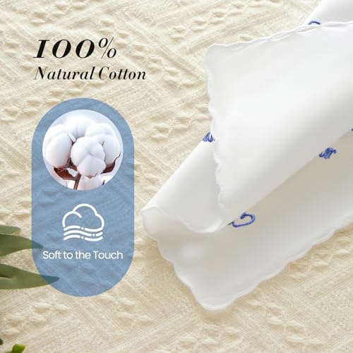 Wedding Handkerchief, Something Blue for Bride, Mother of the Bride Gift - color: Dad