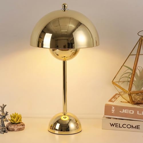 Creative Mid-Century Modern Bud Table Lamp for Home&Office, Bright Gold - color: Bright Gold