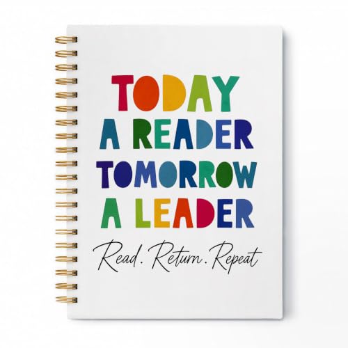 Boho Inspirational Reading Spiral Notebook 5.5x8.3 Inch - color: pattern-8