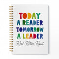 Boho Inspirational Reading Spiral Notebook 5.5x8.3 Inch - color: pattern-8