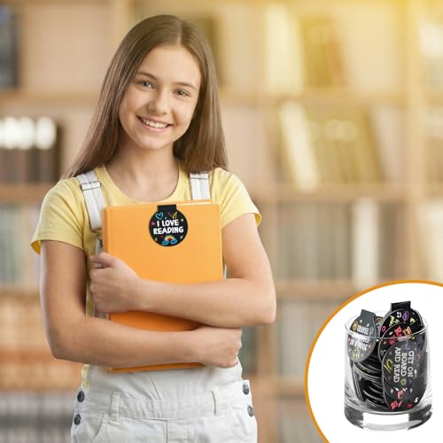 AmazingSpark 50 Pcs Magnetic Bookmarks for Reading, Chalk Drawing - style: Chalk Drawing