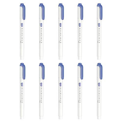 Zebra B-WKT7-MLV Highlighter, Mild Liner, Mild Vendor, 10 Pieces - color: lavander, size: 1 Count (Pack of 10)