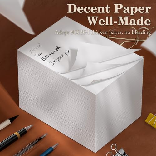 Notepads 4x6, 24 Pack Small Note Pads, Server Note Pads, Scratch Pads 4x6 - color: White- 24 Pack, size: 4x6