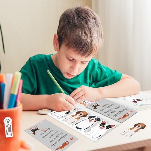 Dog Sticky Notes Set, 420 Sheets Cute Cartoon Animal Dogs Self-Stick Notes Pads Dogs Themed Memo Pads Dog Paw Page Markers Sticky Index Tabs for Home Office School Supplies - style: Dog