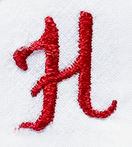 Monogrammed Handkerchiefs for Men 3-Pack Cotton, White Hankies - color: H