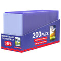 200 Pack Card Sleeves Hard Plastic, 3" x 4" Trading Card Holder