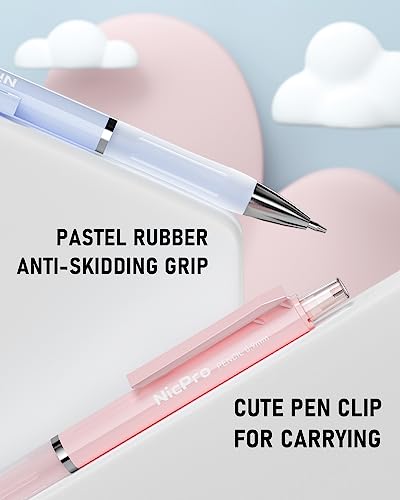 Nicpro 3PCS Pastel Mechanical Pencil Set, 0.9 Mechanical Pencil - style: 3 Pack (0.9mm)
