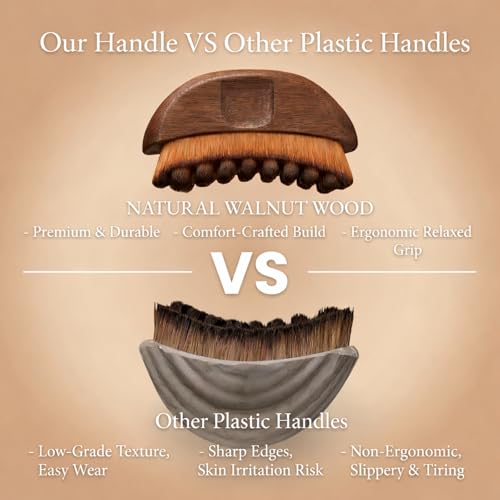 Lymphatic Contour Face Brush for Drainage, Wooden Dry Brush, Gift Box Set - color: Single Brush