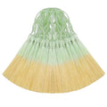 50Pcs 5 Inch Bulk Bookmark Tassel Kit for Graduation, Keychain(Green Beige) - color: Green&beige