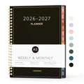 Forvencer Academic Planner 2026-2027, Weekly & Monthly Calendar Planner, A5 - color: Black, size: 6.3"x8.4" (Jul 2026 - Jun 2027)
