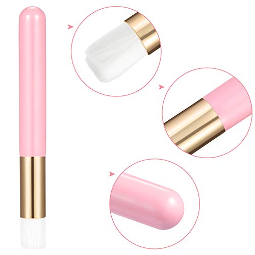 Yaomiao 20pcs Lash Shampoo Brushes Eyelash Cleaning Brush Extension - color: Pink