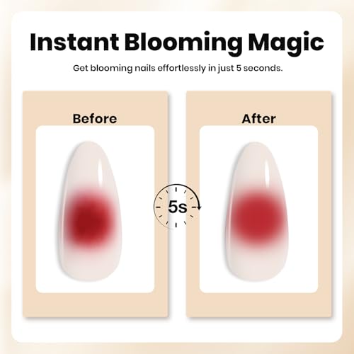 Beetles Blooming Gel for Nails Easy Blooming Nail Art Gel - color: D-Clear-1