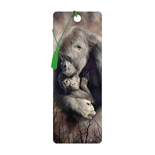 3D LiveLife Gorilla Bookmark - A Love So Grand Lenticular Page Marker - color: A Love So Grand