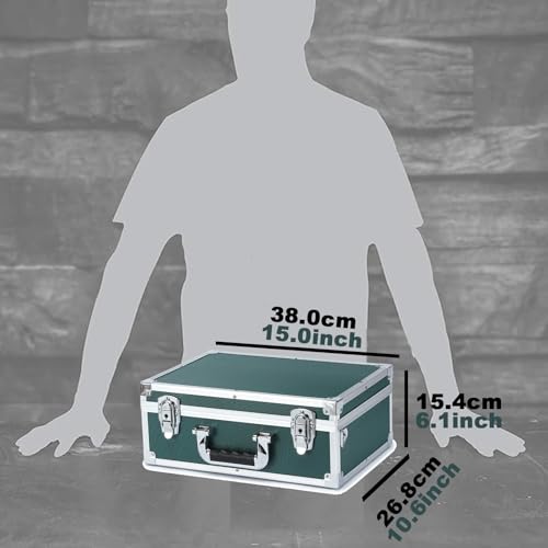 Collectable Trading Card Cases, Toploaders Storage Box, Magnetic Card Storage Hard Cabinet, Graded Card Storage Case, Sports & Trading Collector Storage Box (Green) - color: Green, size: Large