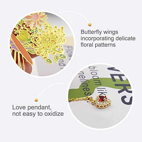 Butterfly Bookmarks for Women,Cute Funny Metal Bookmark,Unique Gifts Book Markers for Women Book Lovers,Teacher Appreciation Gifts,Valentine Mother's Day Christmas New Year Birthday Gift - color: Butterfly01