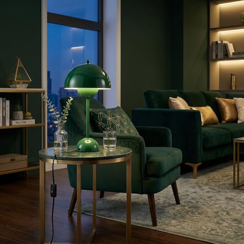 Creative Mid-Century Modern Bud Table Lamp for Home&Office, Hunter Green - color: Hunter Green