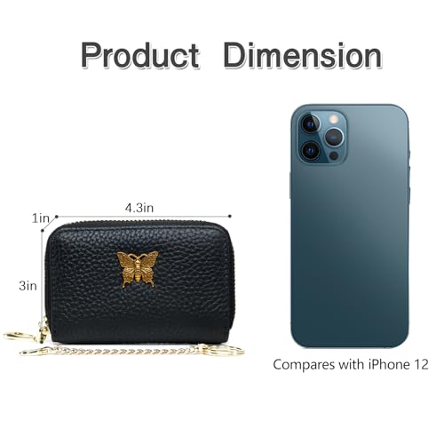 imeetu RFID Credit Card Holder for Women, Business Card Wallet (Purple) - color: Purple