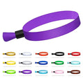 100 Pcs Cloth Wristbands, Disposable Wristbands for Events(Purple) - color: PURPLE1