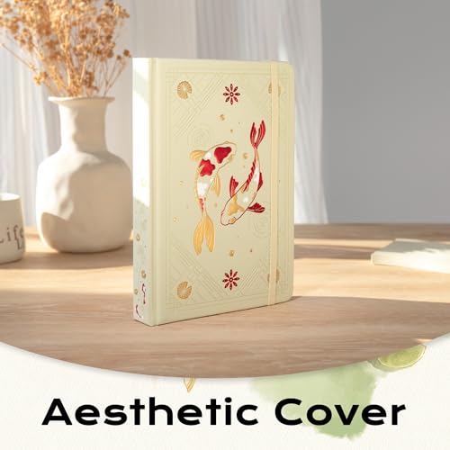 TIEFOSSI A5 Lined Journal Notebook 316 Pages for Women & Men - color: Light Yellow, size: A5-Lined