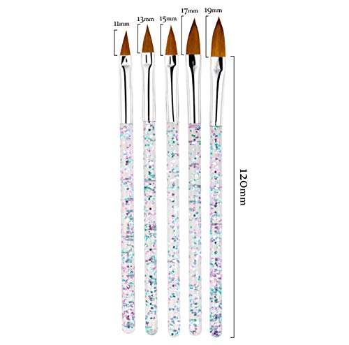 Artdone 31pcs Nail Art Brushes Tools Set Dotting Tools for Gel Polish - color: 31Pcs