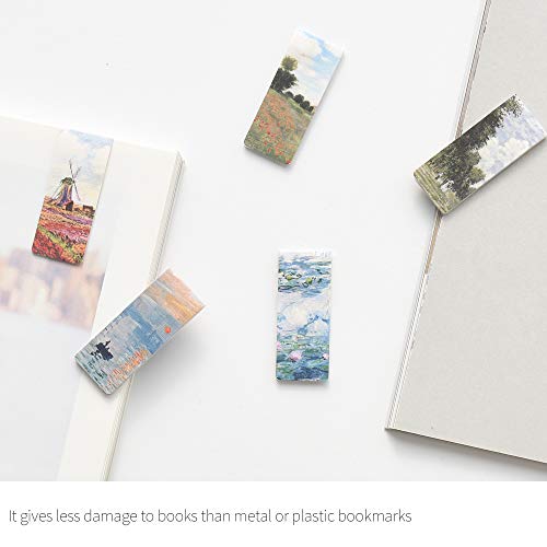 Monolike Magnetic Bookmarks Monet, Set of 5 - color: Monet